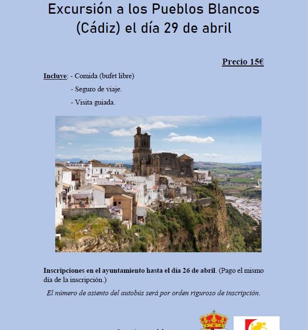 EXCURSIÓN A PUEBLOS BLANCOS DE CÁDIZ 29-04-2023